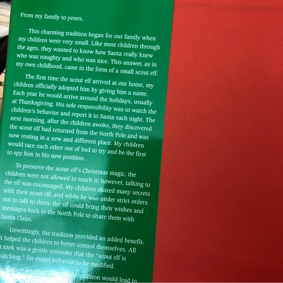 Elf on the Shelf Christmas Tradition book - Picture 10 of 12